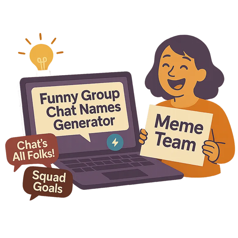 Funny Group Chat Names Generator